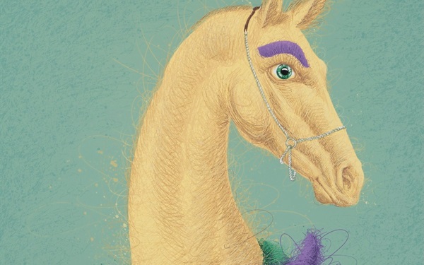 丝网印刷《马母子》版画创作视频