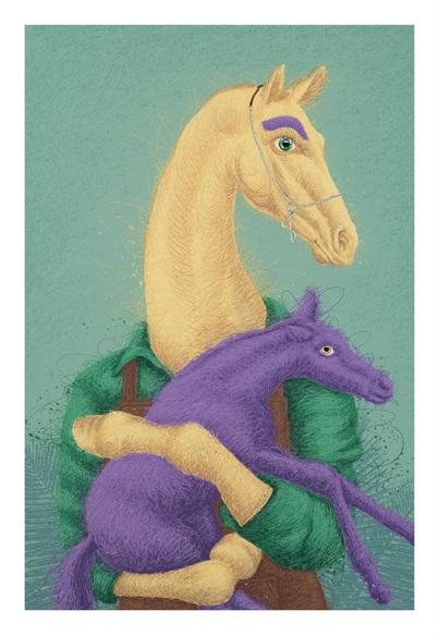 母与子系列《马母子》